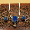 Dark Blue Single Stone Necklace - Additional Image