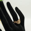 Floral Fan Diamond Ring - Additional Image