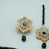 Golden Pendant Set with Studs - Additional Image