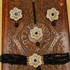 Golden Pendant Set with Studs - Additional Image