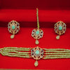 Gold & Green Choker Set - Additional Image