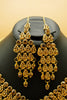 Royal Gold Heavy Necklace Set - Additional Image