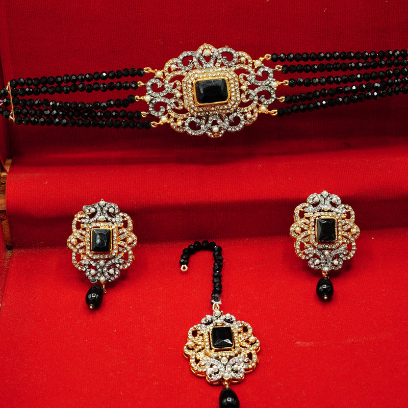Gold & Silver Choker Set