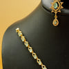 Light Green Stone Necklace - Additional Image