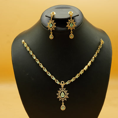 Light Green Stone Necklace
