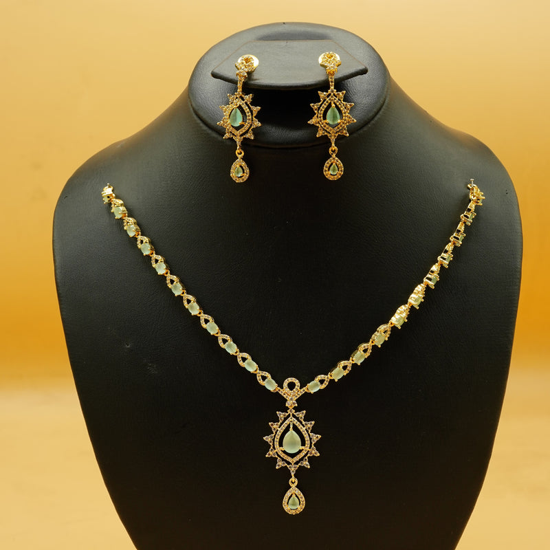 Light Green Stone Necklace