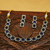 1 carat Blue Stone Necklace - Additional Image