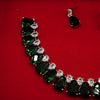 1 carat Green Stone Necklace - Additional Image