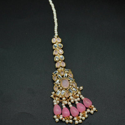 Pink Grace Traditional Mathapatti