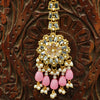 Silver Bindi with Rose Pink Stone - Additional Image