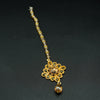 Golden Bindi with Sparkling Champagne Stones - Additional Image