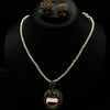 Regal Pearl & Champagne Gemstone Jewelry Set ✨ - Additional Image