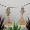 Pearl Fringe Statement Jhumkas - Additional Image