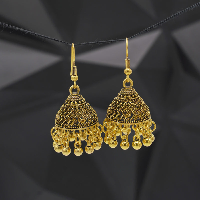 Classic Gold Jhumkas