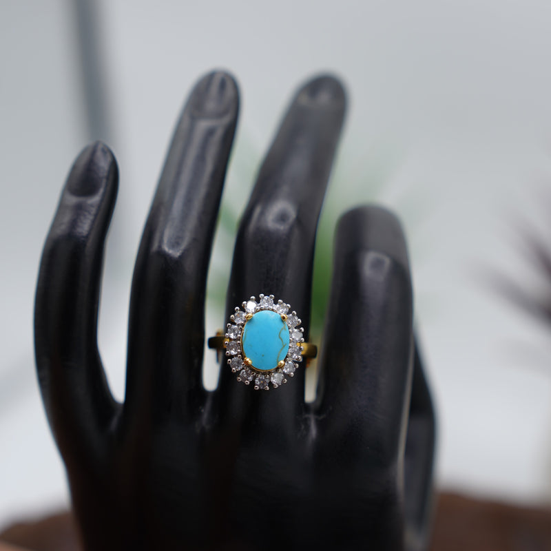 Turquoise Embrace Ring
