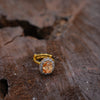 Orange Gem Ring - Additional Image
