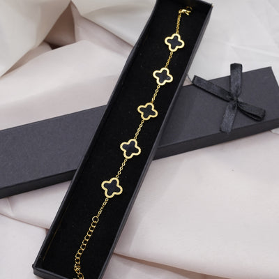 Black Clover Gold Bracelet