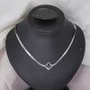 Silver Clover Pendant Necklace - Additional Image