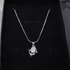 Dolphine shape silver pendent - Additional Image