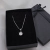 Flower shape silver pendent - Additional Image