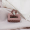 Pack of 2 Mauve Floral Hair Clip - Additional Image