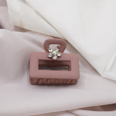 Pack of 2 Mauve Floral Hair Clip