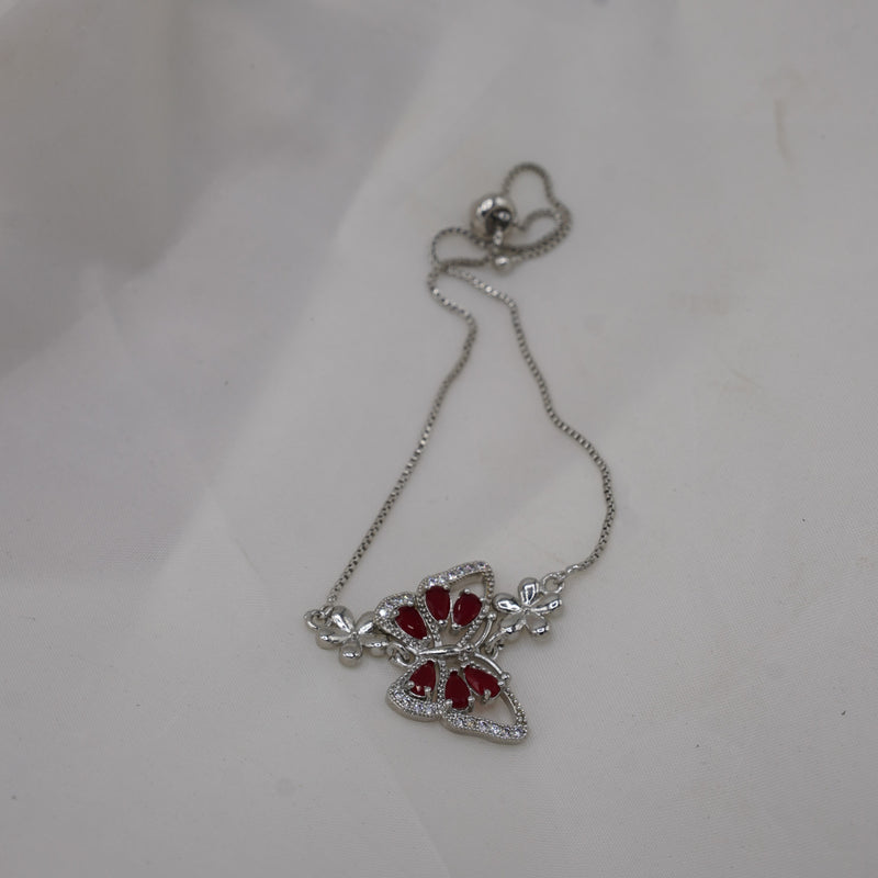 Red Butterfly Bracelet