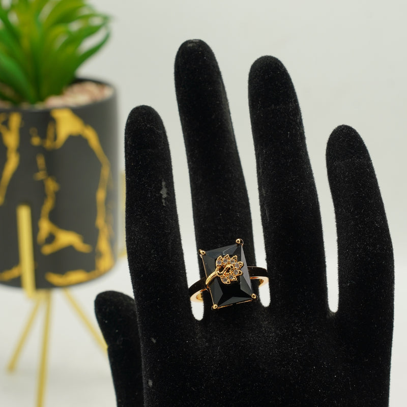 Black Gem Ring