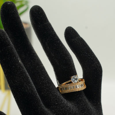 Diamond Duo Ring Set