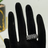 Silver Cluster Gem Ring - Additional Image