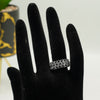Silver Cluster Gem Ring - Additional Image