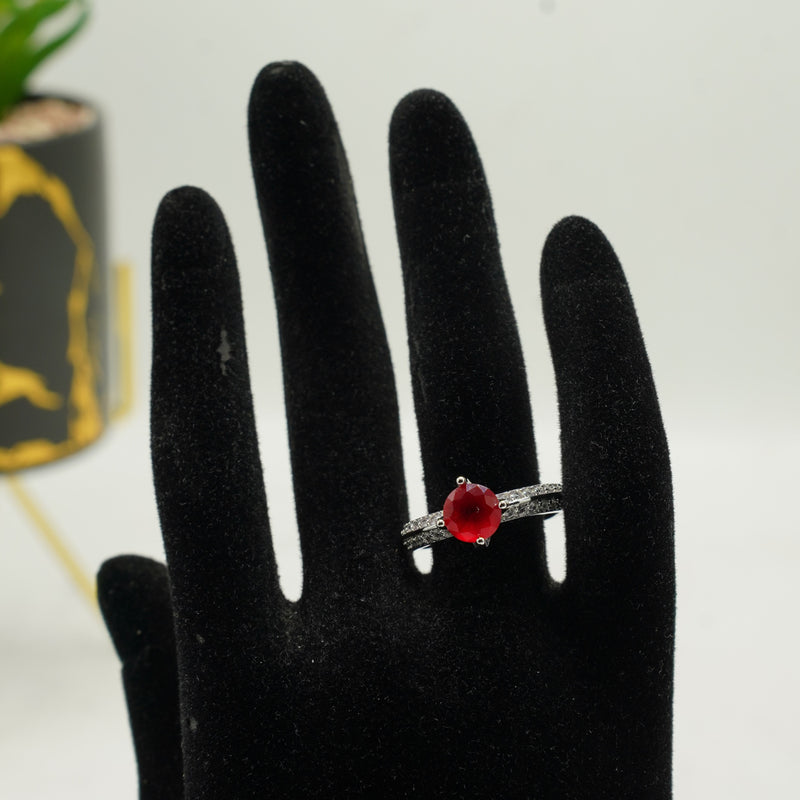 Red & Silver Ring