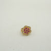 Red Bloom Circle Ring - Additional Image