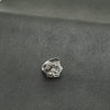 Silver Floral Stone Ring - Additional Image