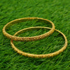 Floral Gold Bangles - Additional Image