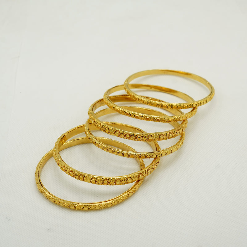 Gold Bangle Set