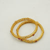 Red Stone Gold Bangles - Additional Image