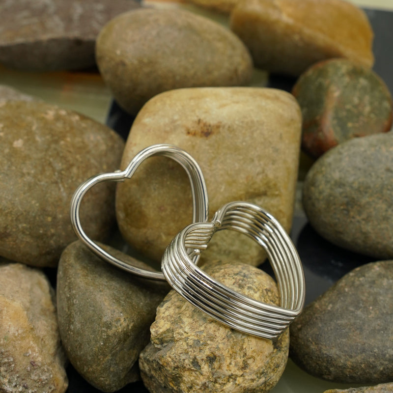 Wire Heart Earrings