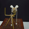 Pearl Chain Bow clip - Additional Image