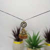 Brown Bead Jhumkas - Additional Image