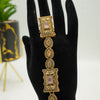 Gold Chain Hand Bracelet - Additional Image